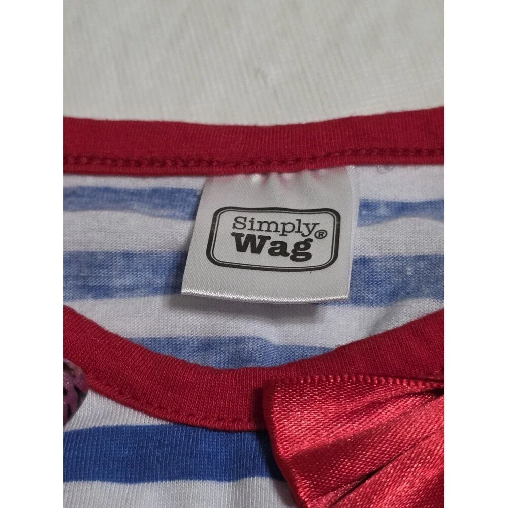 Simply Wag 'Mommy's Little Star Red\White\Blue Dog Dress Size Small